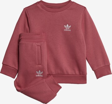 Tuta da jogging 'Adicolor Crew' di ADIDAS ORIGINALS in rosa