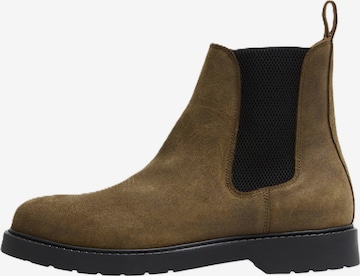 Chelsea Boots SELECTED en vert : devant