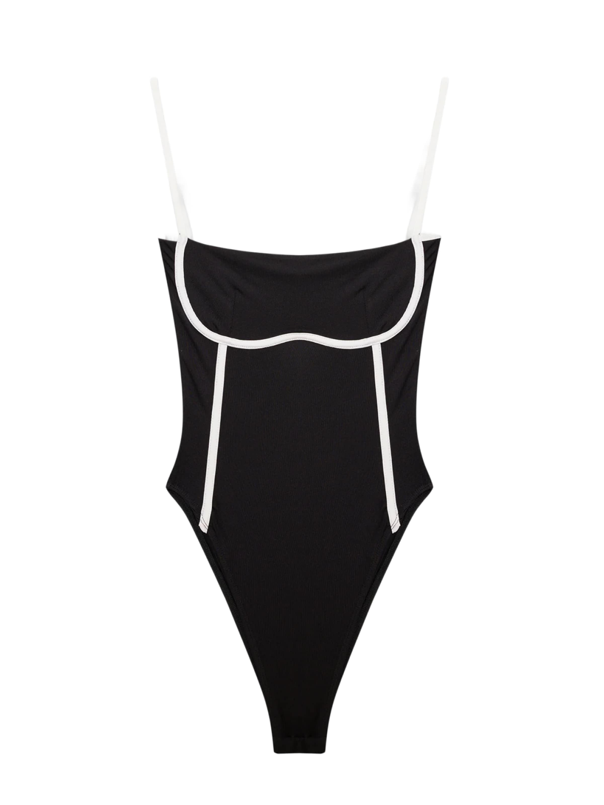 Shirtbody No Matter What en noir : devant