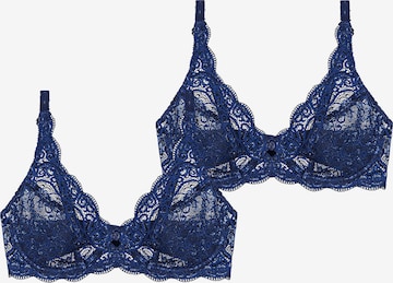 TRIUMPH Minimizer BH ' Amourette 300 ' in Blauw: voorkant