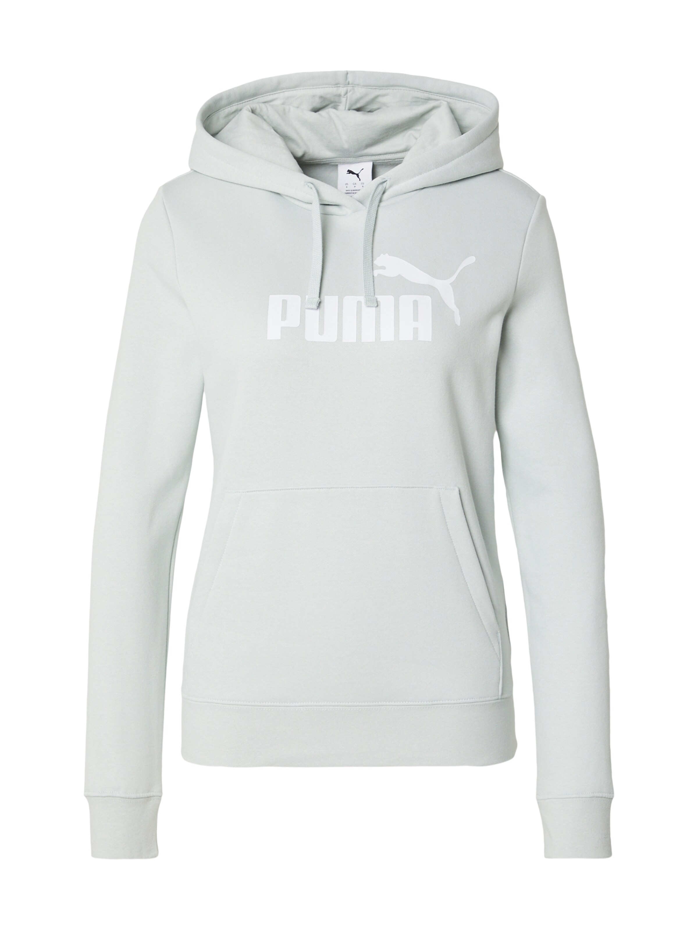 Hanorac sport 'ESS No. 1' de la PUMA pe verde: față