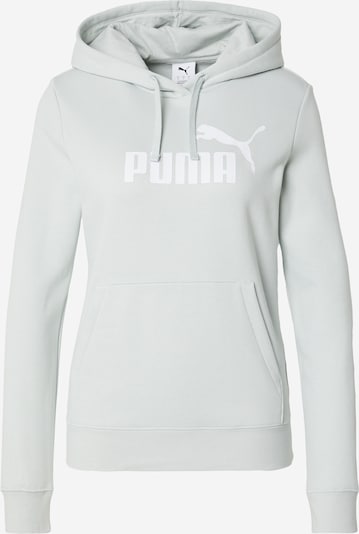 XS dydžio Sportinio tipo megztinis 'ESS No. 1' iš PUMA, spalva – mėtų spalva / balta, Prekių apžvalga