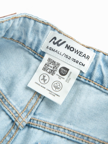 NoWear Wide Leg Jeans i blå