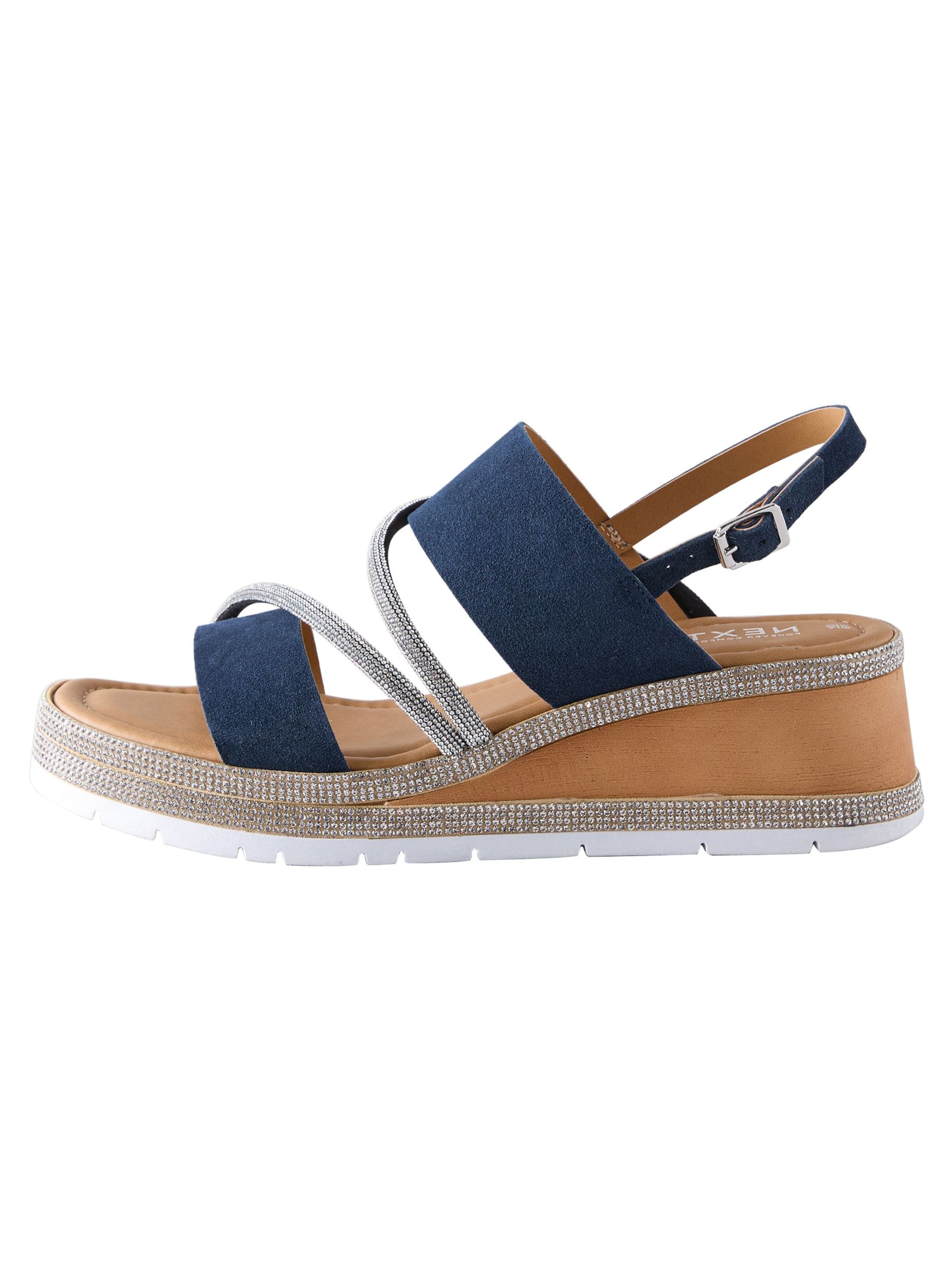 Next Сандали в синьо: отпред