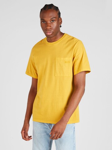 LEVI'S ® Shirt 'SS Pocket Tee RLX' in Gelb: predná strana