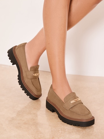 Chaussure basse Lipsy en beige : devant