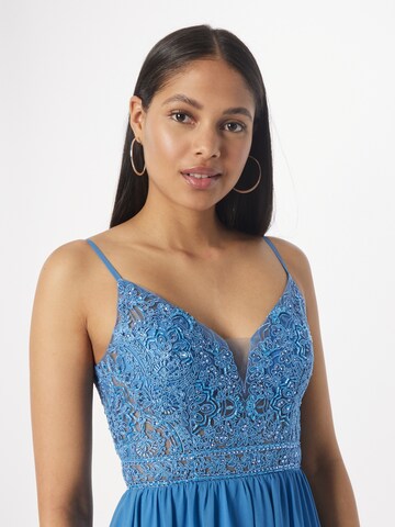 Robe de soirée LUXUAR en bleu