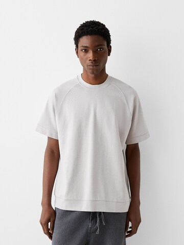 Bershka T-Shirt in Grau: Vorderseite