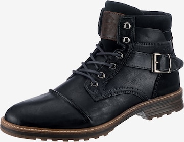 SALAMANDER Lace-Up Boots 'Ruven' in Black: front