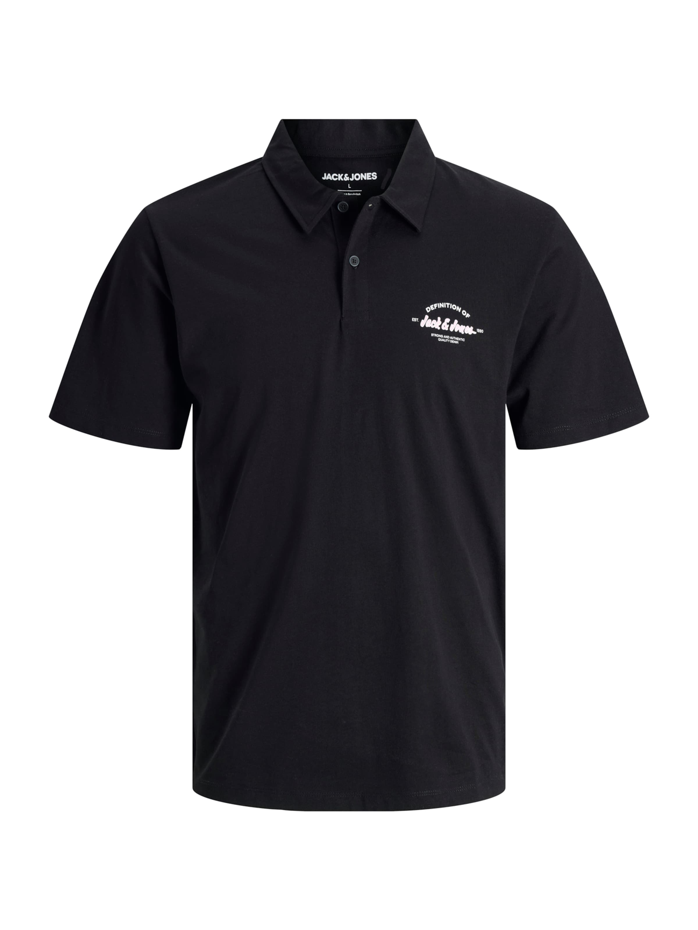 juoda Jack & Jones Plus Marškinėliai 'JJBRANDON': priekis