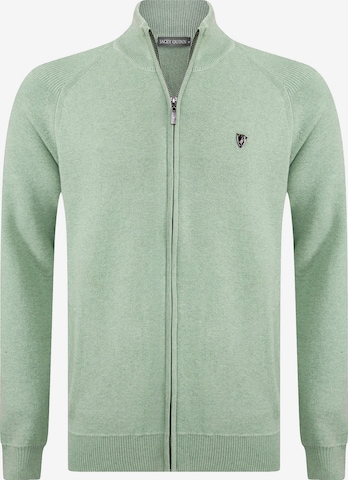 Jacey Quinn Neuletakki värissä vihreä: etupuoli