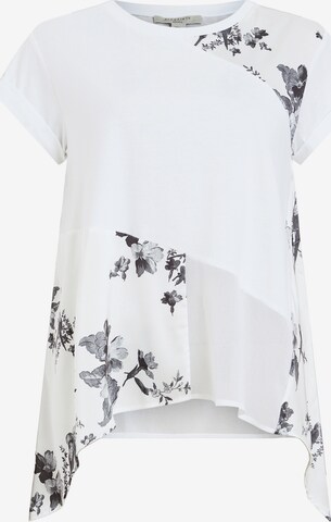 AllSaints Shirt 'ZALA IONA' in Wit: voorkant