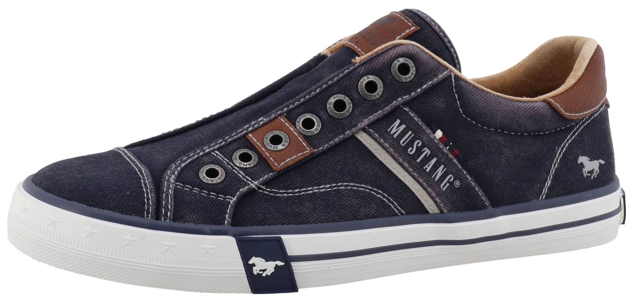 MUSTANG Sneaker in Blau: Vorderseite