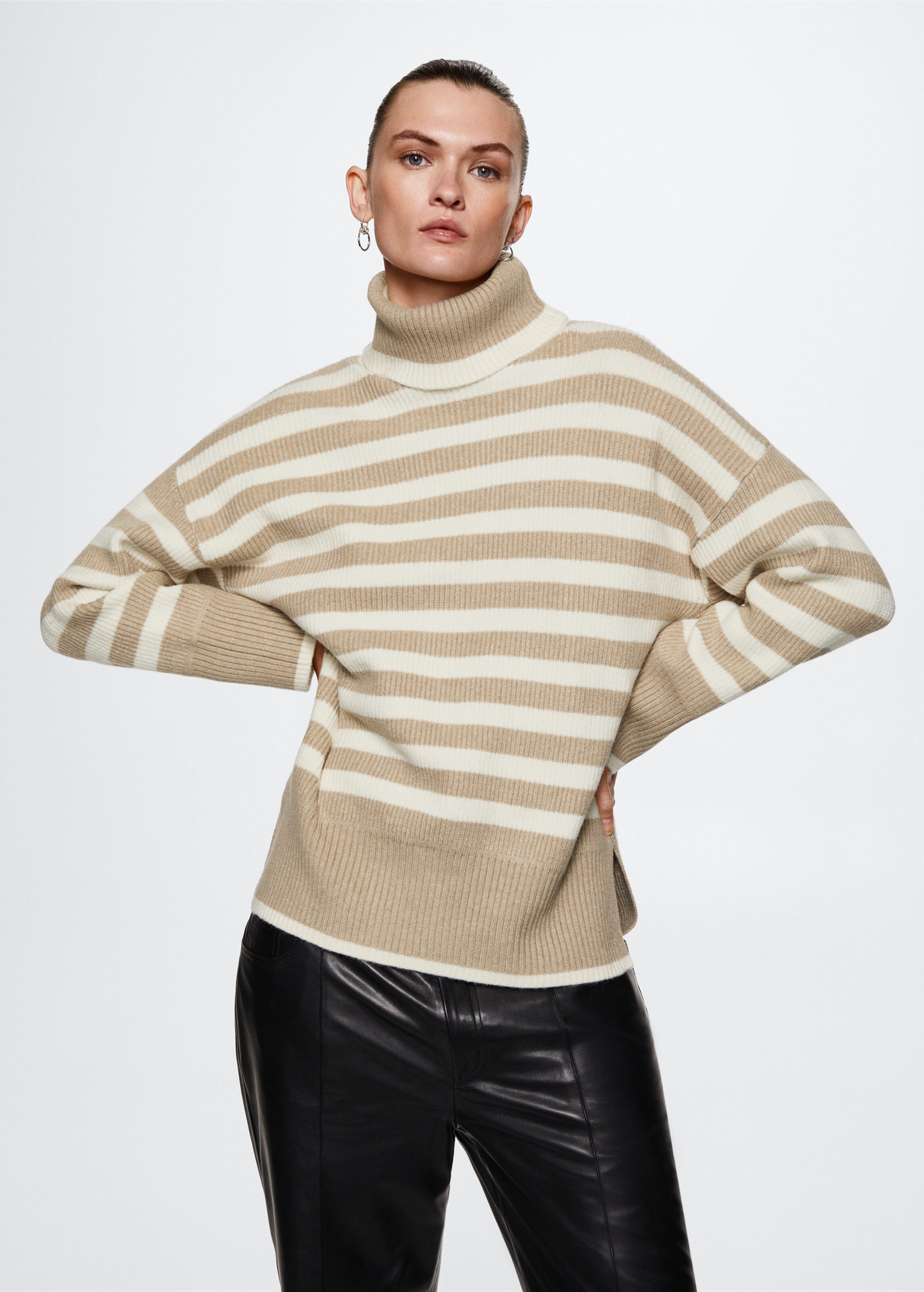Damen Kleidung Hoodies & Pullover Sweater Strickpullover Mango Strickpullover Pullover aus Wolle von Mango 
