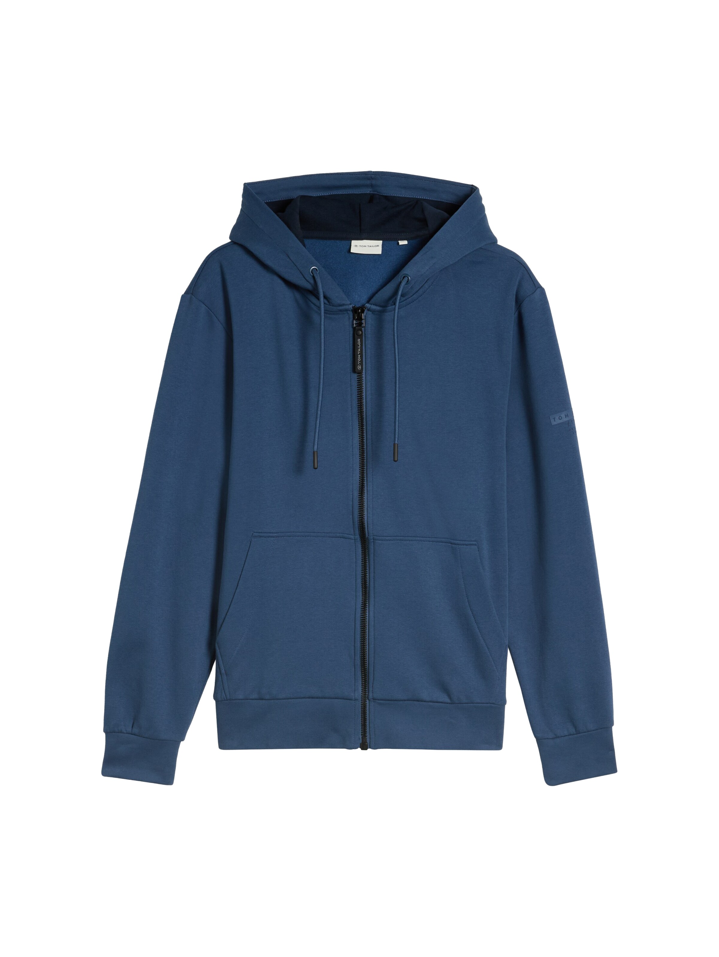 TOM TAILOR Sweatjacke in Blau: Vorderseite