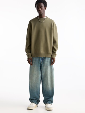 Pull&Bear Sweatshirt i grøn