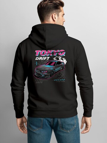 Neverless Sweatshirt 'Tokyo Drift' in Schwarz
