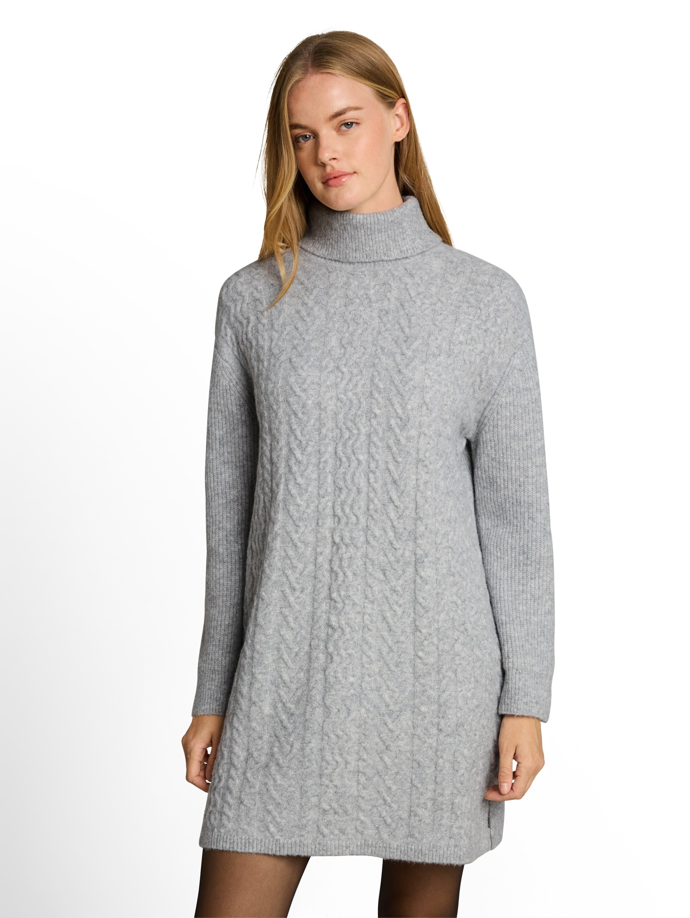 TOM TAILOR DENIM Kleid in Grau: Vorderseite