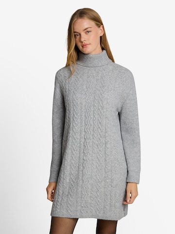 TOM TAILOR DENIM Kleid in Grau: Vorderseite