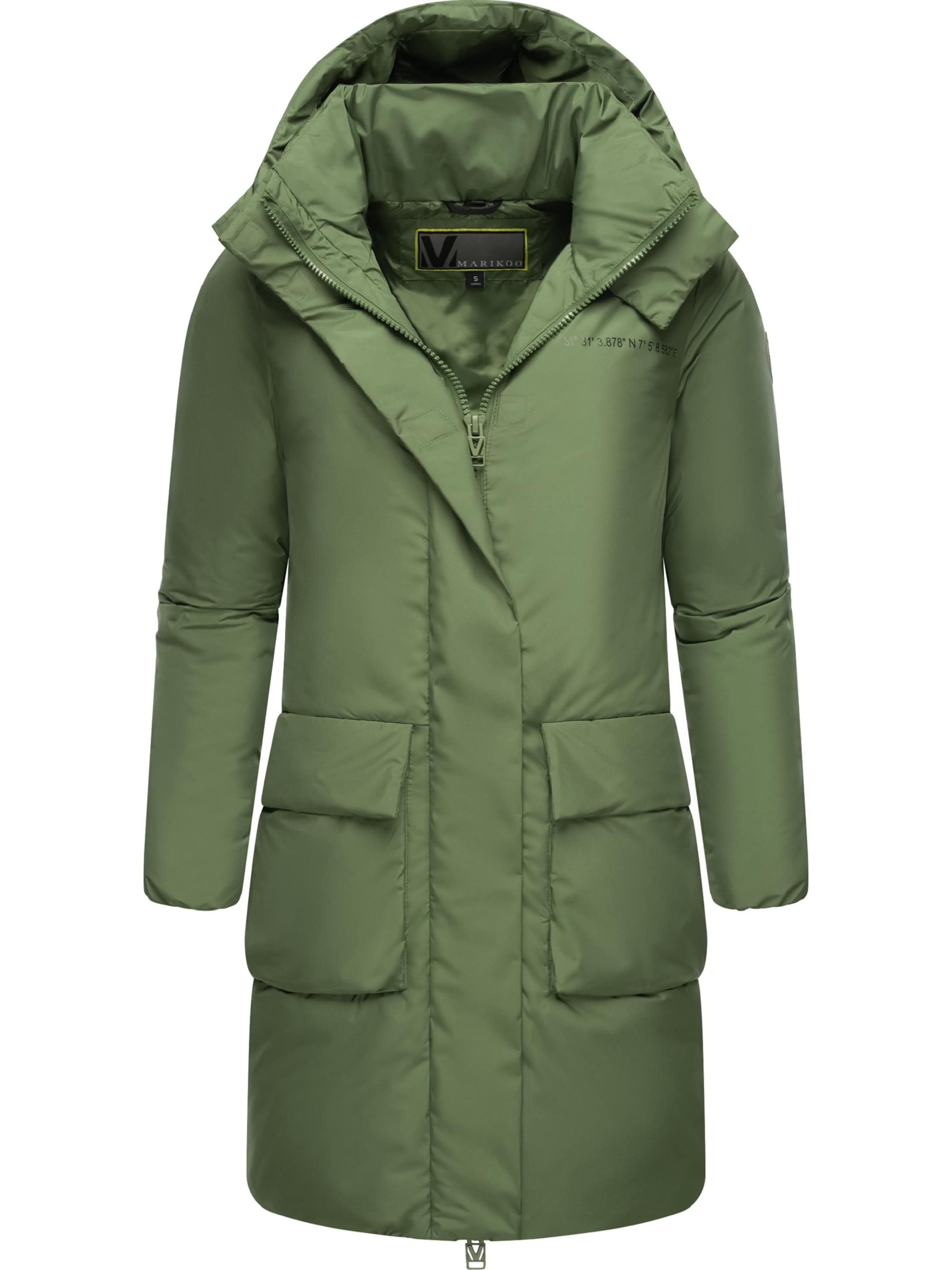 Cappotto invernale 'Nanami 16' di MARIKOO in verde