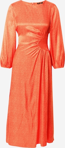 River Island Kleid 'Jaco Ruched' in Orange: predná strana