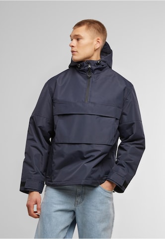 Brandit Between-season jacket in Blue: front