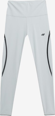 Skinny Pantalon de sport 'F049' 4F en gris : devant