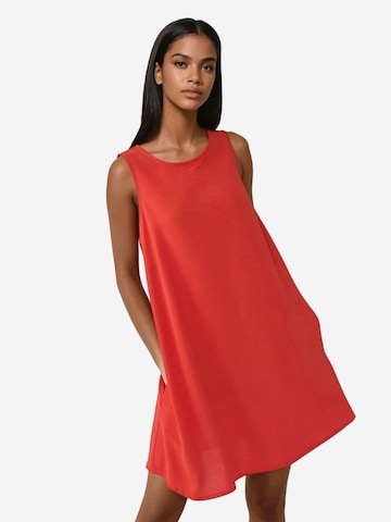Hiccup Dress in Orange: front