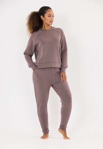 Athlecia Sweatshirt 'Jacey' in Braun