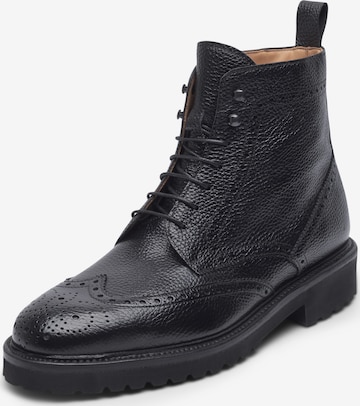 Henry Stevens Boots ' Winston FBDB6 ' in Schwarz: Vorderseite