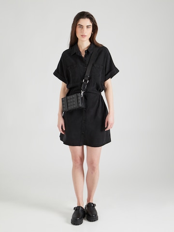 LTB Платье-рубашка 'ROKEDE' в Черный: спереди