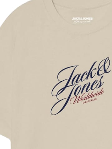 T-Shirt 'Inwood' JACK & JONES en beige