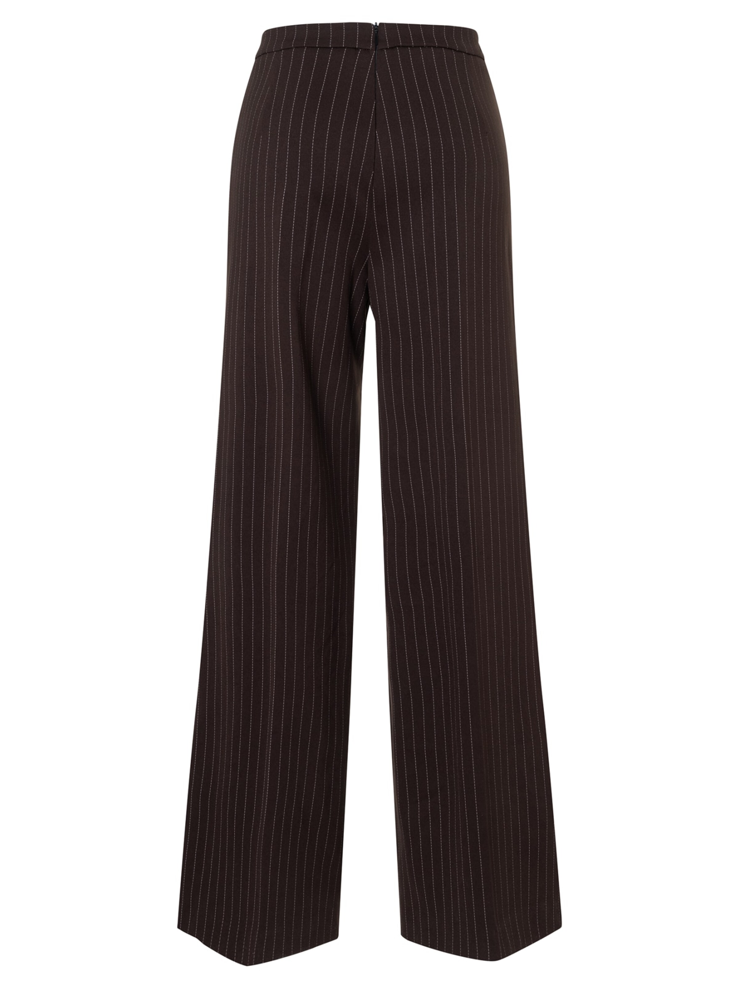 Wide Leg Pantalon à plis ' Eweltis ' Ana Alcazar en marron
