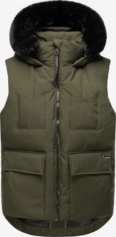 Gilet 'Zimthäschen XIV' NAVAHOO en vert : devant