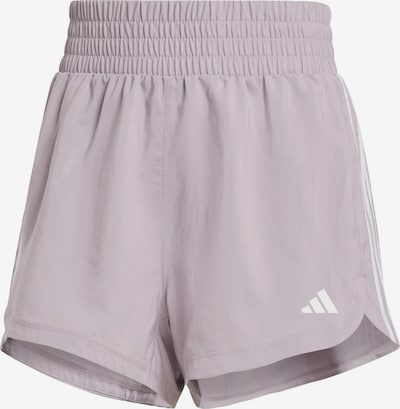 ADIDAS PERFORMANCE Pantalon de sport 'Pacer' en violet / blanc, Vue avec produit