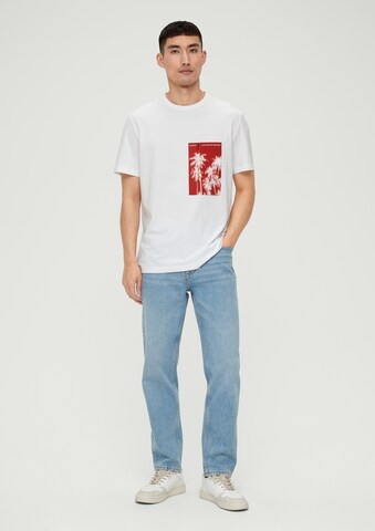 T-Shirt s.Oliver en blanc