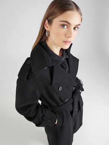Gina Tricot Płaszcz przejściowy w kolorze czarny