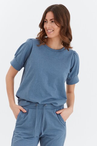 Fransa Sweatshirt in Blau: predná strana