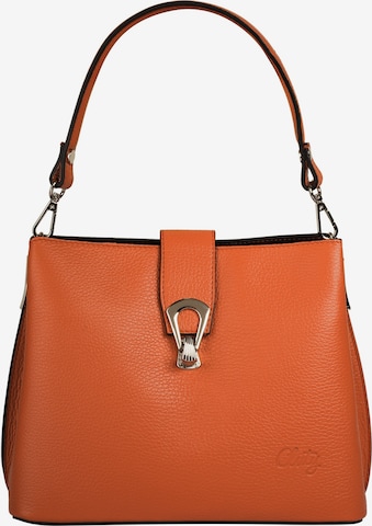 Cluty Crossbody Bag in Orange: front