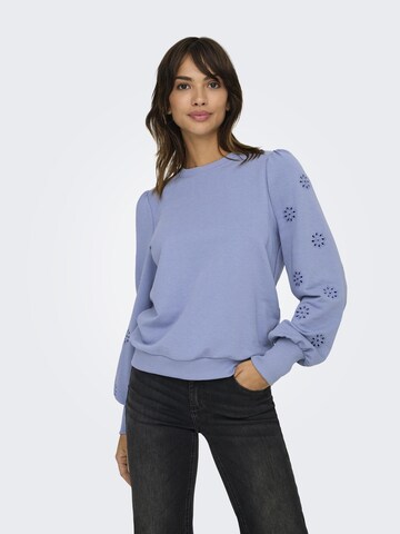 ONLY Sweatshirt 'ONLFEMME' in Blau