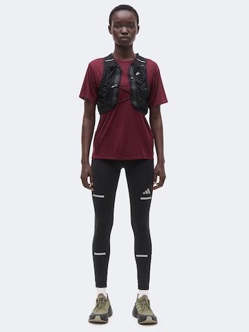 ADIDAS PERFORMANCE Λειτουργικό μπλουζάκι σε κόκκινο