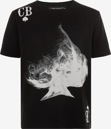 CIPO & BAXX Shirt in Zwart: voorkant