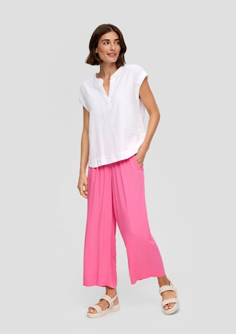 Wide Leg Pantalon s.Oliver en rose