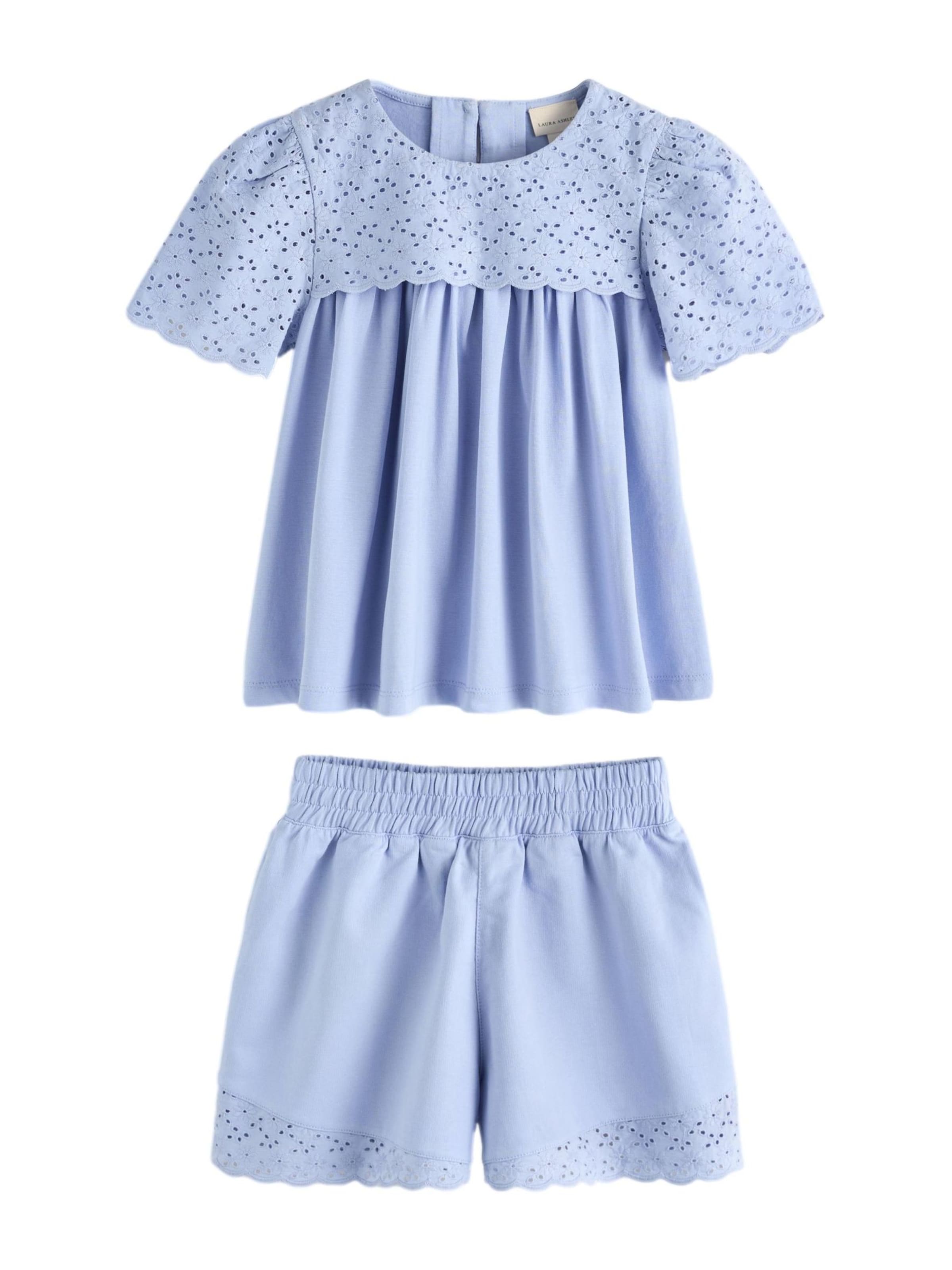 LAURA ASHLEY Set in Blauw: voorkant