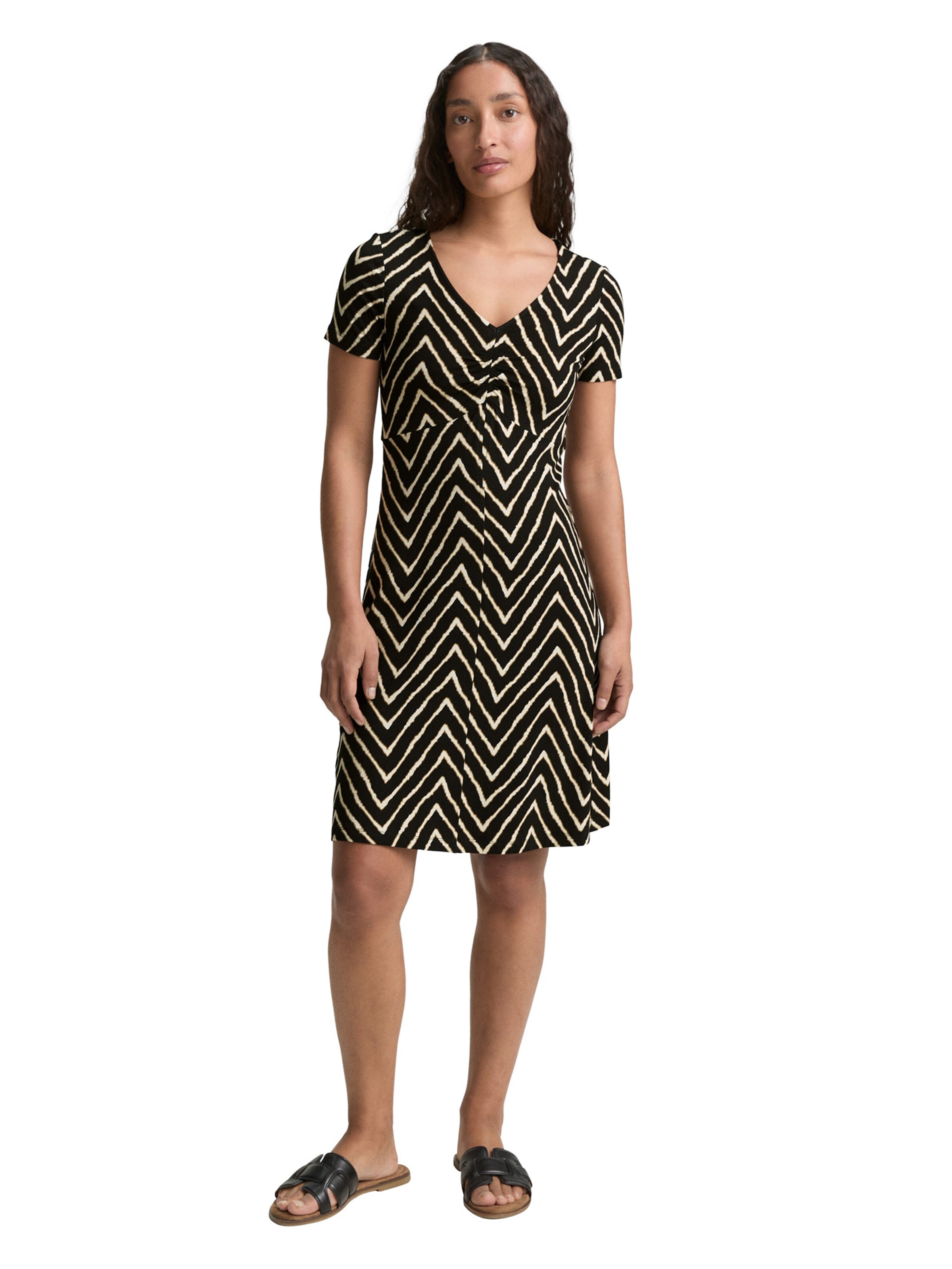 TOM TAILOR Letné šaty - Čierna