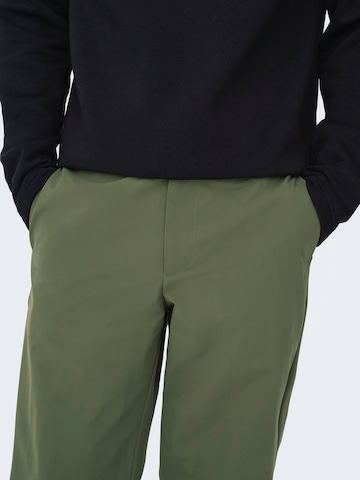 Regular Pantaloni eleganți 'ONSFLEX' de la Only & Sons pe verde