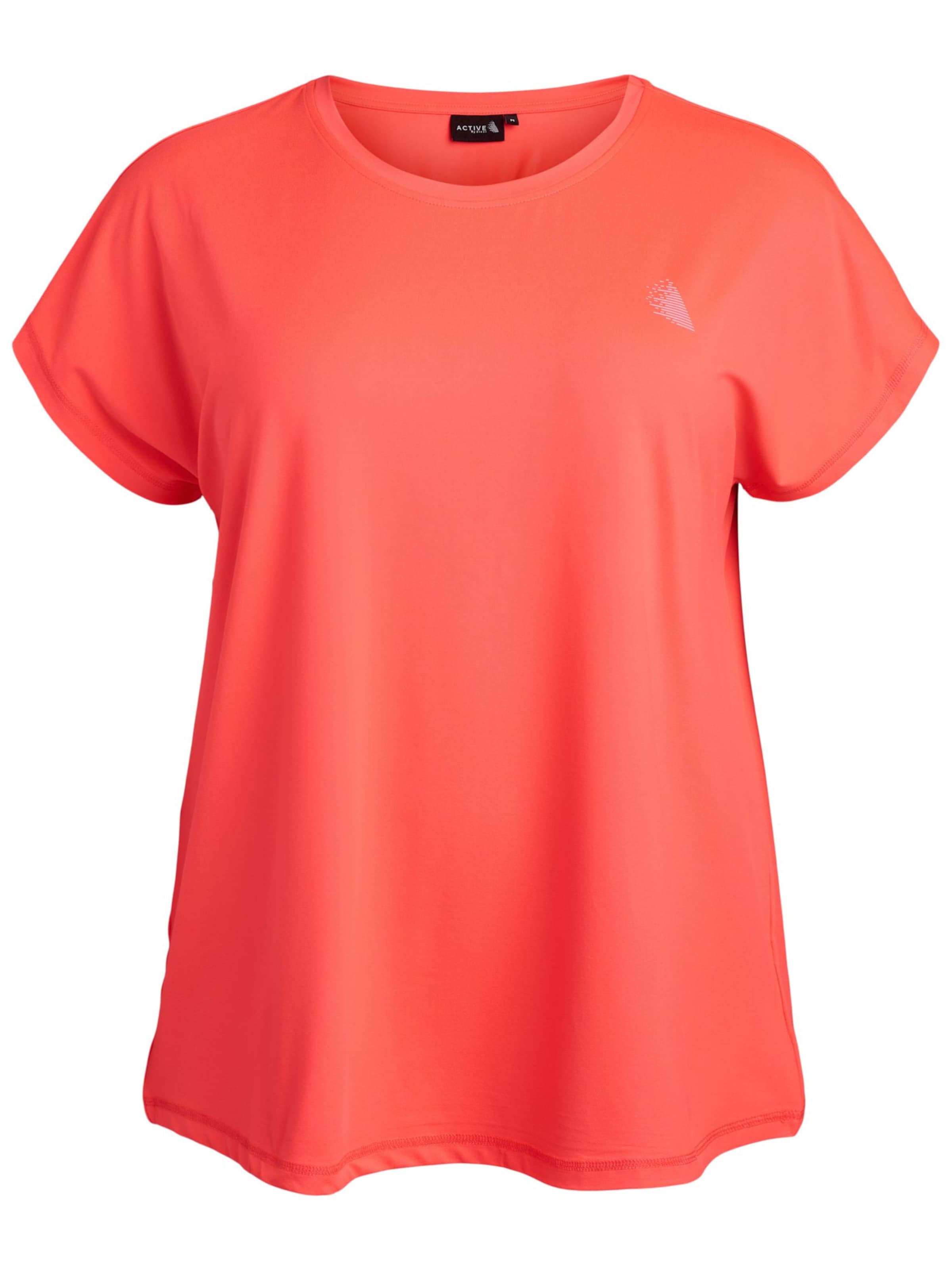 Zizzi Футболка 'Abasic' в Оранжевый: спереди