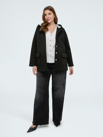 Fiorella Rubino Winter Coat in Black