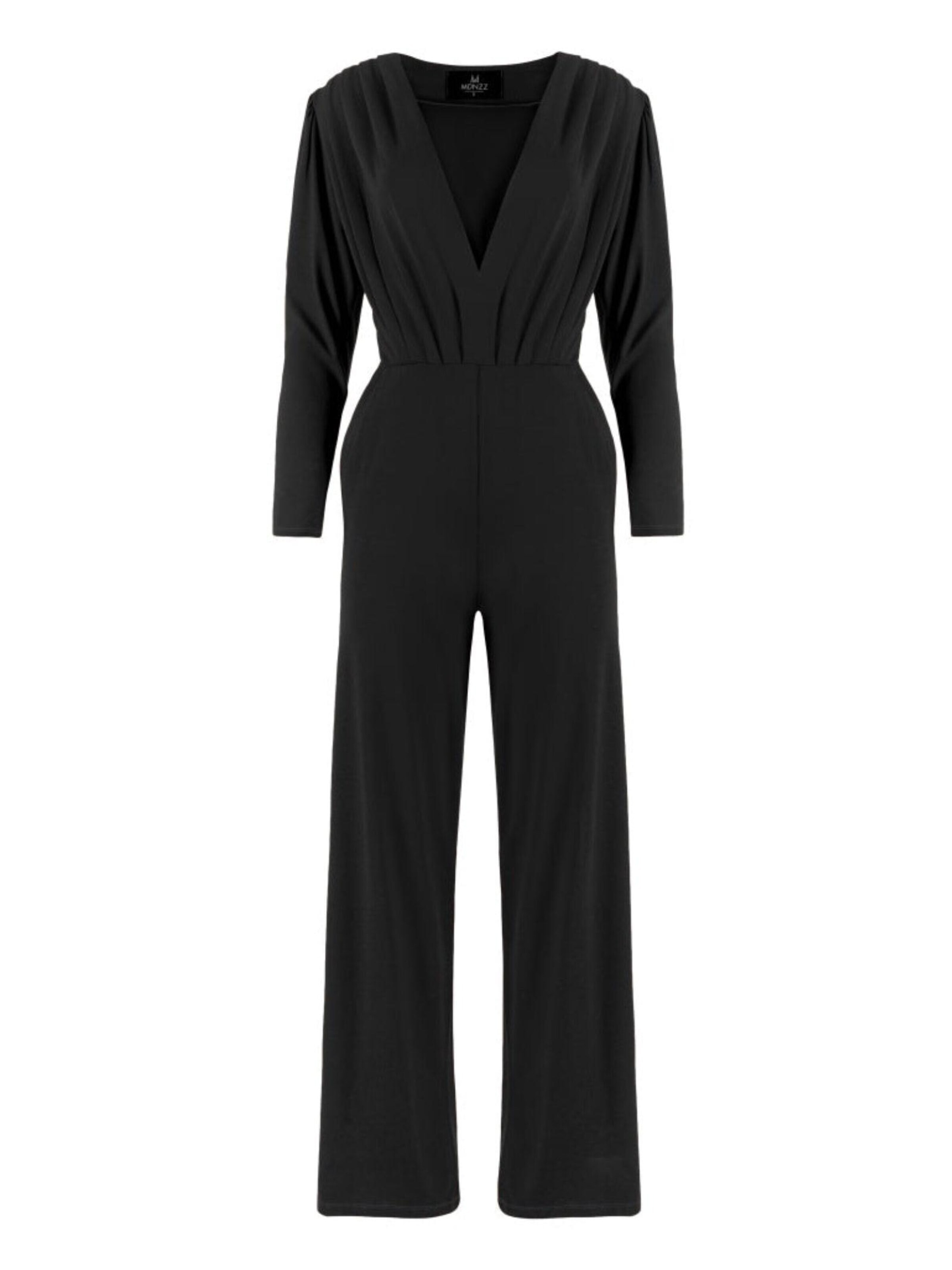 Madnezz House Jumpsuit 'Sally'‌‌ in Schwarz: Vorderseite