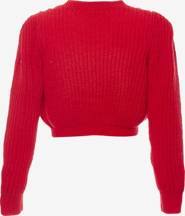 Pull-over faina en rouge